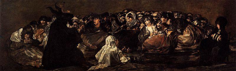 Francisco de Goya Witches Sabbath oil painting image